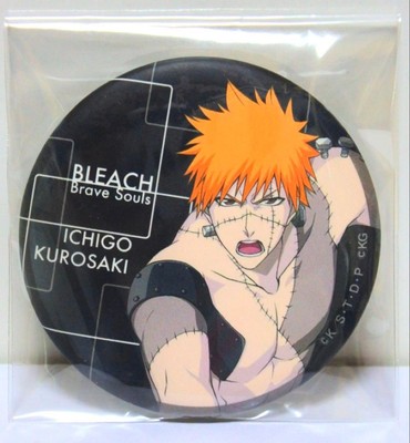 BLEACH Brave Souls 2020 Matt Can Badge Ichigo Kurosaki Japan Anime