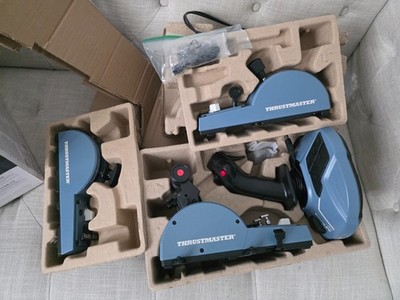 Thrustmaster Flight SIM TCA Captains Pack - Blue Full set .