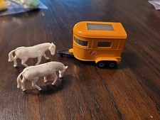 Matchbox Superfast Lesney No43 Pony Trailer In Orange With Crosshair Wheels Matchbox Superfast Lesney No43 Pony Trailer In Orange With Crosshair Wheels