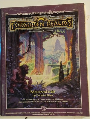 FR2 Moonshae TSR Forgotten Realms Sourcebook 1987 D&D No Maps