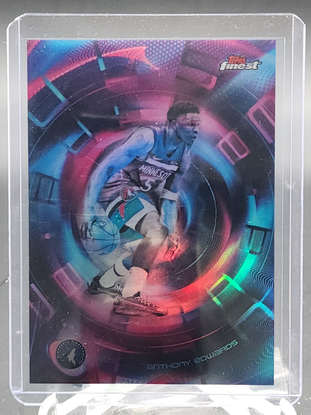 ANTHONY EDWARDS 2025-26 TOPPS FINEST PULSE SSP #P-2 TIMBERWOLVES Q6803