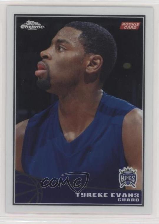 2009-10 Topps Chrome 524/999 Tyreke Evans #107 8f4
