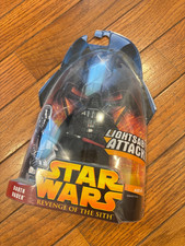 Star Wars Revenge Of The Sith Darth Vader Lightsaber Attack Action Figure - New