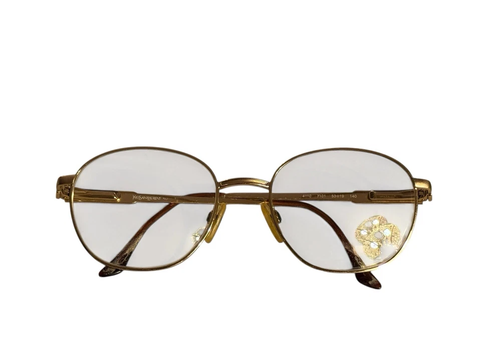 Оправы для очков Yves Saint Laurent 4110 Y101 53/19 140 золото сделано в Италии - Изображение 4 из 4
