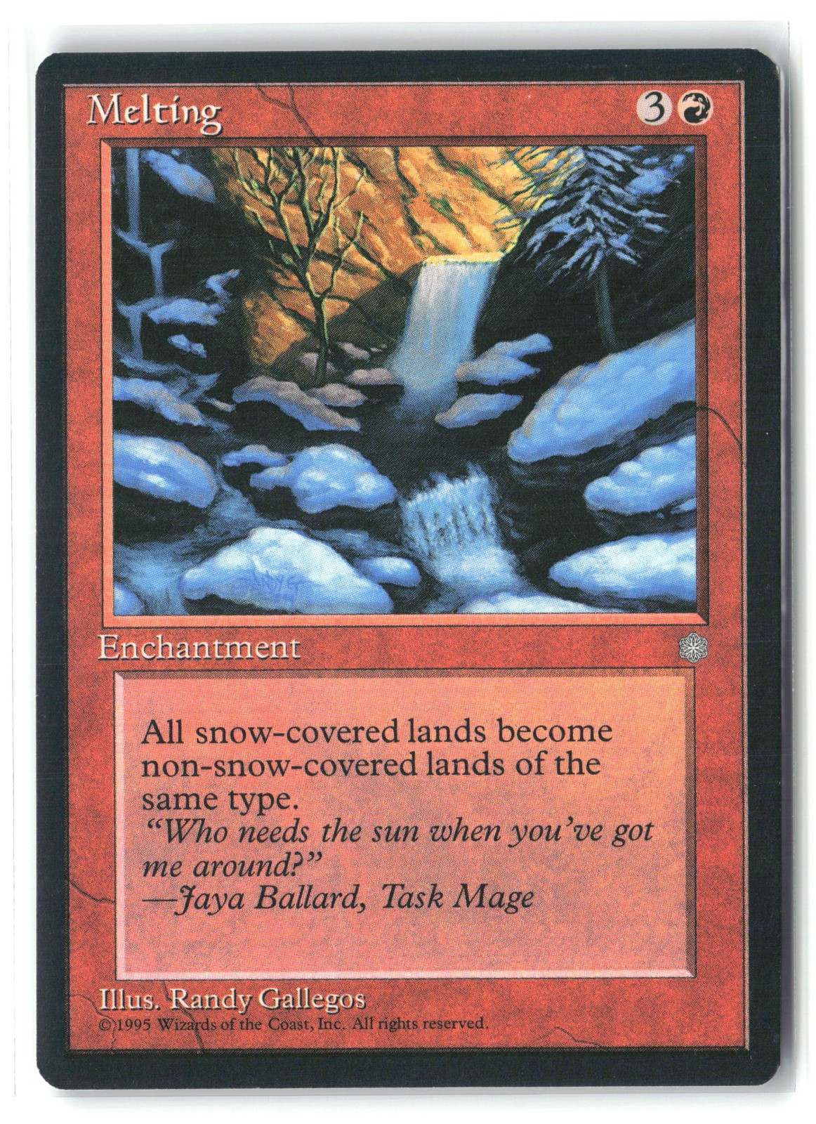 Magic MTG Melting Ice Age LIGHTLY PLAYED OR BETTER