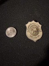 Sharon Hill Fire Company Delaware County PA Chest Badge (ID-#95)