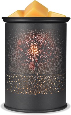 Metal Wax Melt Warmer, Candle Warmer for Scented 02-tree 
