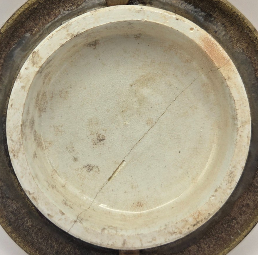 VINTAGE c1890s JOHN GOSNELL LONDON QUEEN VICTORIA CHERRY TOOTH PASTE POT LID