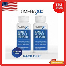 2Pack Omega XL 300 Capsules.Green Lipped Mussel Joint  Muscle Relief Supplement