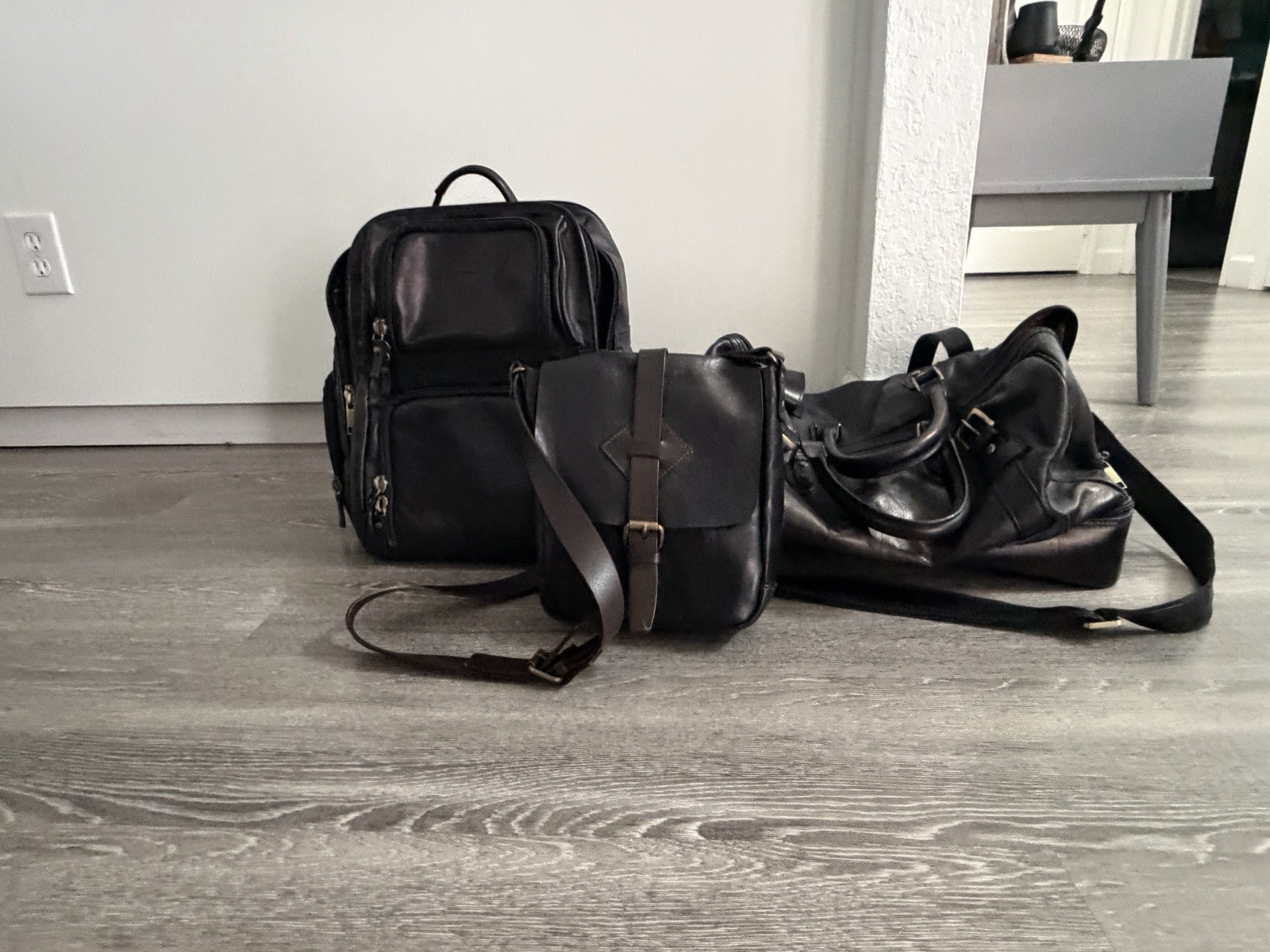chiarugi leather Collection Backpack Carryon And … - image 3