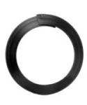 FireFix Ofenrohrrosette Ø 120 mm schwarz verstellbar Ofenrohr Kaminrohr