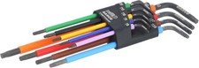 BAHCO 9 Piece Colour Coded Long Torx Key Set