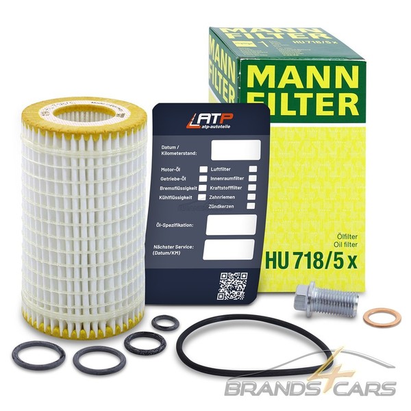 Mann ÖLFILTER+ÖLABLASS-SCHRAUBE FÜR Mercedes Benz E-KLASSE W210 S210 W211 S211-image
