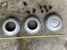 Ford Oem Center Hub Caps 2004-2014 F-250 350 5c34-1a096-jc Cc Set Of 3 Used