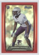 2013 Bowman Red Rainbow Foil 109/199 Desmond Trufant #112 0a1