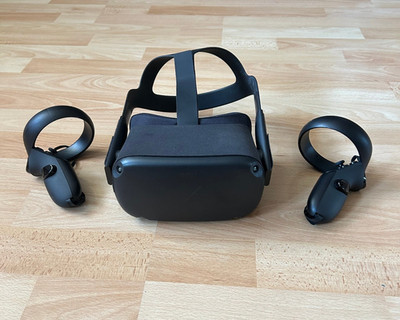 Meta Oculus Quest 1 (64 GB) VR Brille mit 2 Controllern und Kabeln
