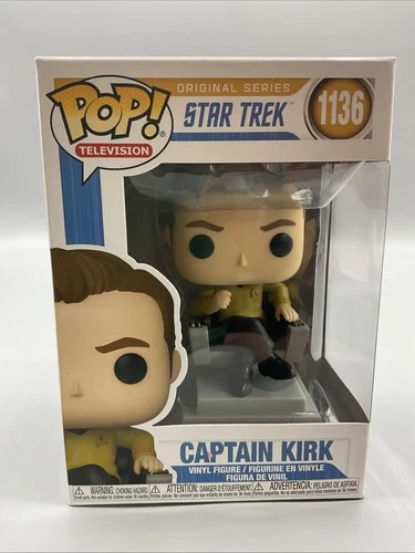 Funko Pop! 2023 Television Star Trek 1136 Captain Kirk Vinyl Figure