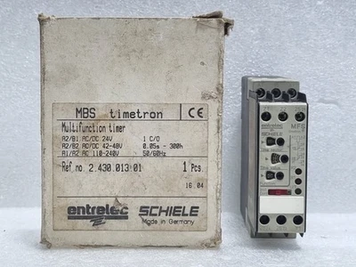 Entrelec Schiele MFS Timetron Multifunction Timer 24-240V AC/DC 50/60Hz - Image 1 of 4