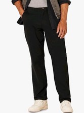 Amazon Essentials Men's Classic-Fit Casual Size 29x28 Black Dress Chino Pants