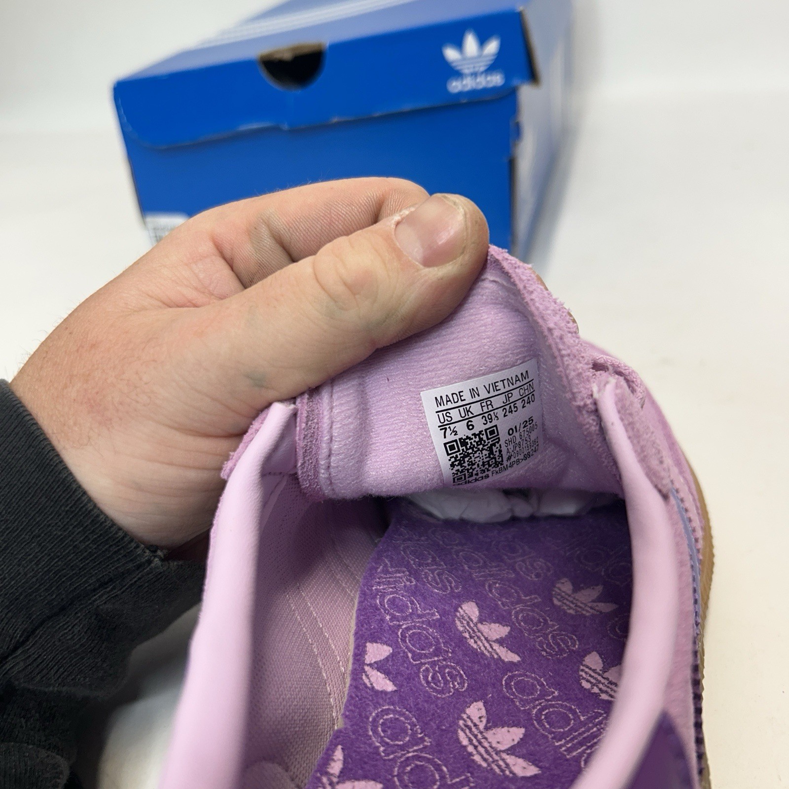 adidas Handball Spezial WMNS “Purple” JP8753 Women’s 7.5 New image 5