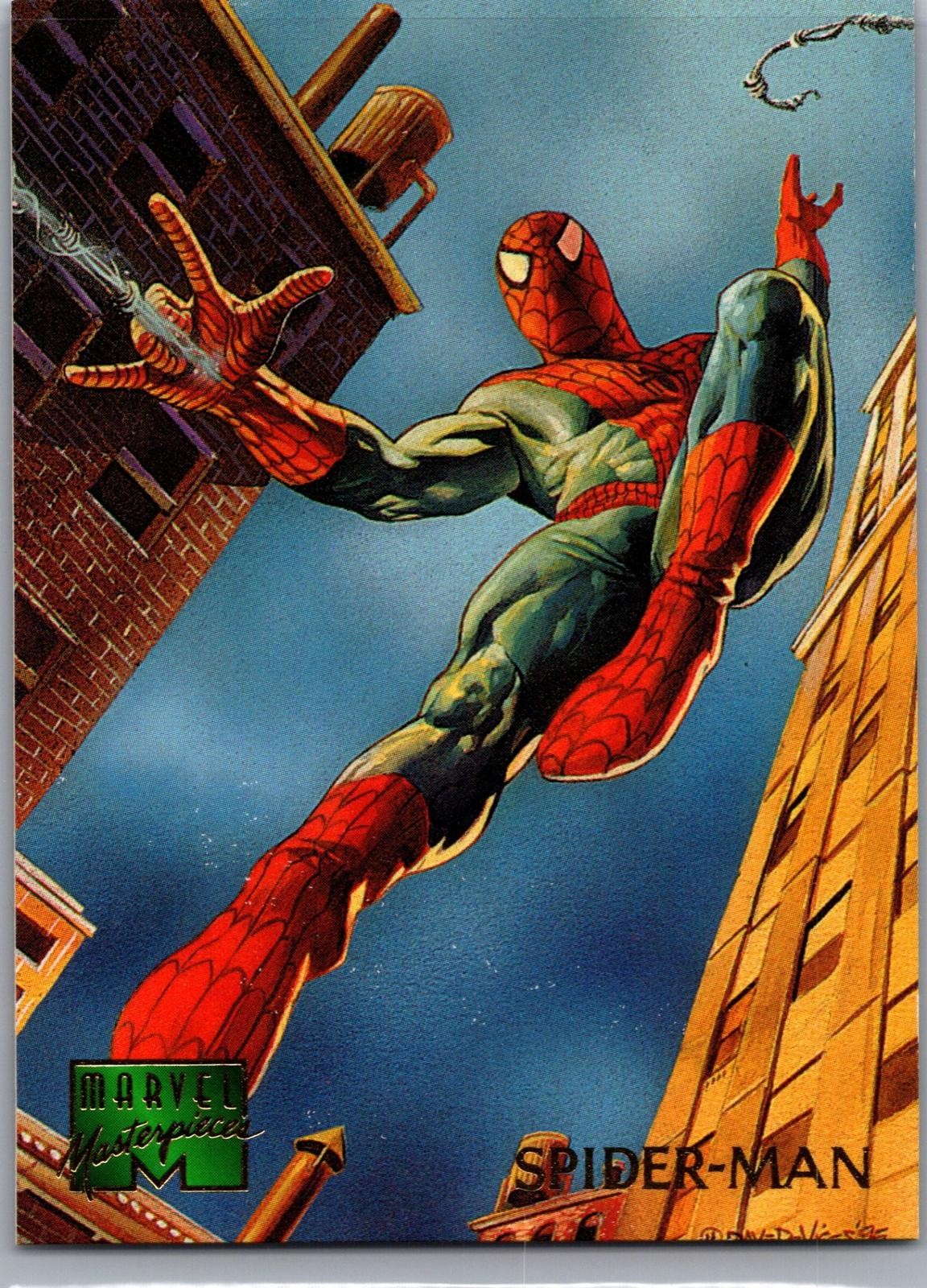 1995 Fleer Marvel Masterpieces #91 Spider-Man