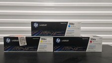 HP Laserjet 206x High Yield Toner Cartridge Magenta Cyan Yellow 3 Pack OEM New