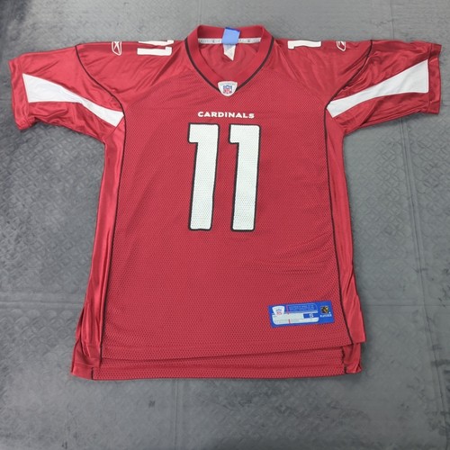 Arizona Cardinals Jersey Larry Fitzgerald Red Reebok Y2K Short Sleeve Men Small - Picture 9 of 12