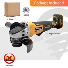 100/125mm Brushless Angle Grinder Metal Polishing 4 Gears Cordless Grinding Mach