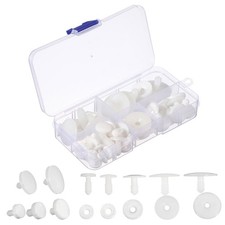12/15/20/25/30mm Doll Joints 23Set Plastic Removable Animal Joints Parts White