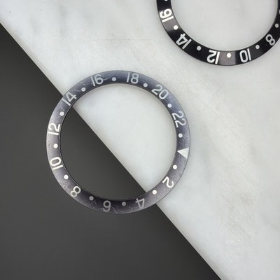 Original Rolex GMT-Master 1675 16750 Black Bezel Insert Faded