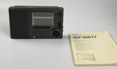 Sony ICF-SW77 - Excellent Condition, Fully Working With Manual Radio