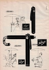 Original Werbung der 50er Jahre Knirps Regenschirme