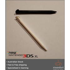 2x Nintendo New 3DS XL Stylus Black & White 🕹 (RED-004) - Australian seller