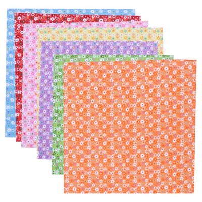 7 Pcs Handgefertigte Baumwollstoffe Patchwork DIY -Baumwollstoffe