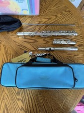 Selmer Soloist Student Flute w/ Case  Cleaning Rod-UNTESTED