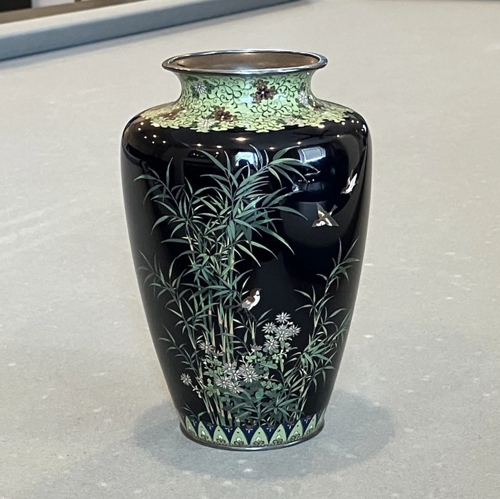 景泰蓝日本花瓶1850-1899 | eBay