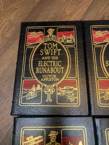 Easton Press TOM SWIFT Wireless Message Runabout Submarine Boat Motorcycle RARE! - 第 17/17 張圖片