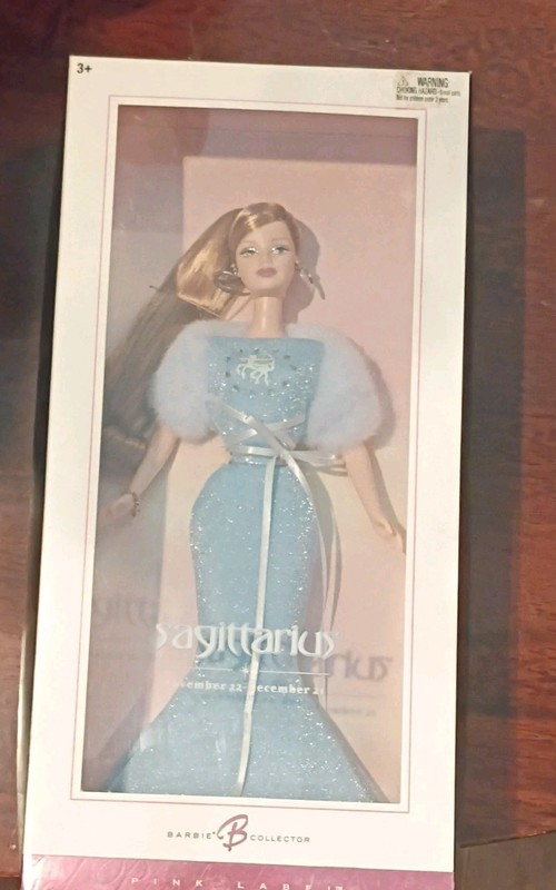 Barbie Collector Pink Label Sagittarius Barbie Fashion Doll 12in MPN J0932 2005