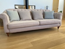 Extra large sofa, Brienz Blush, handmade in the UK