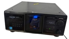 Sony CDP-CX455 MegaStorage 400 CD Changer With Remote FOR PARTS/REPAIR READ w