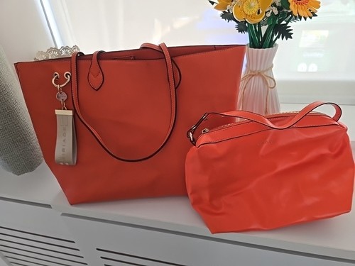 MIRIADE Tote Bag With Matching Pouch Bag