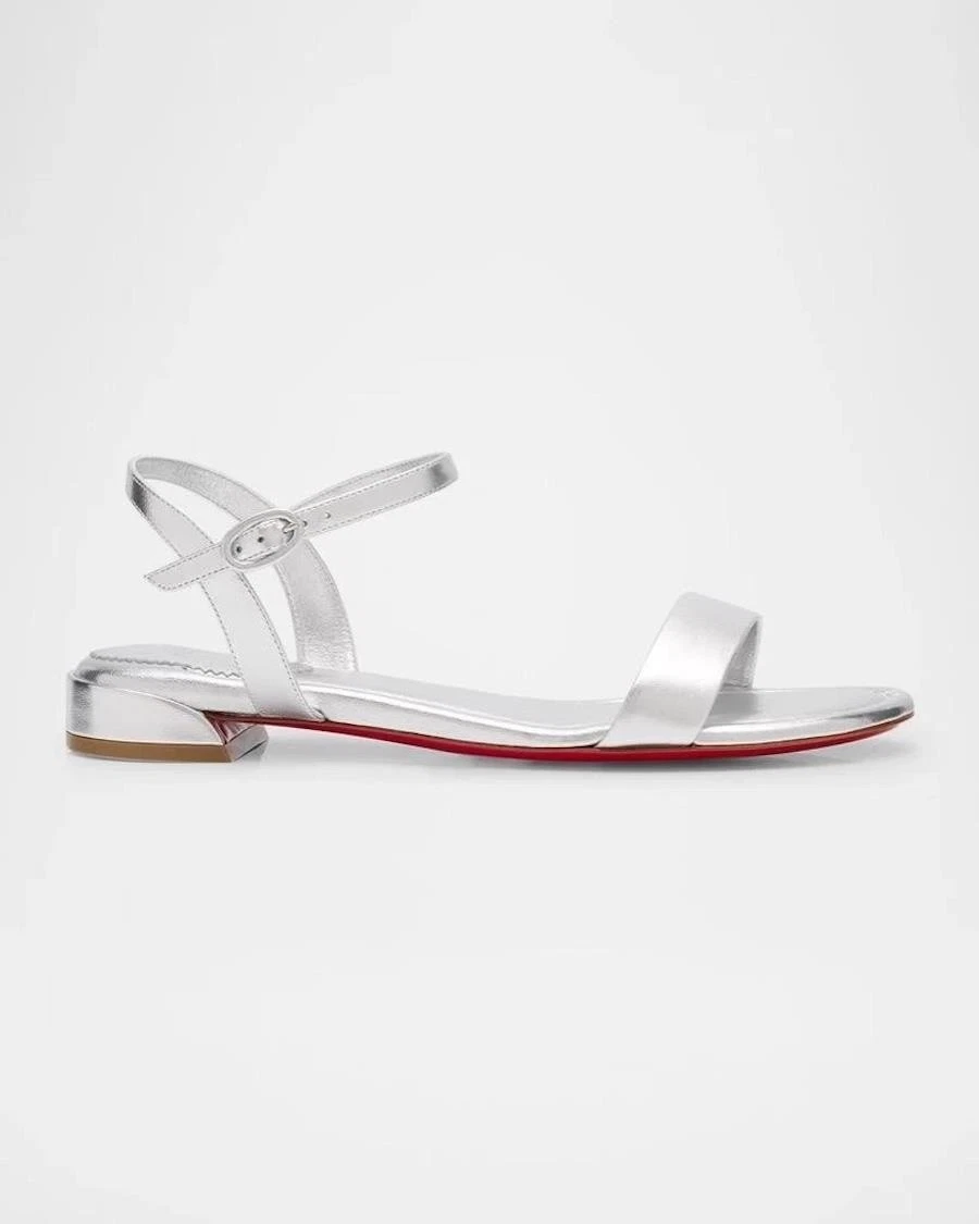 Christian Louboutin Silver Sandals for Women for sale | eBay
