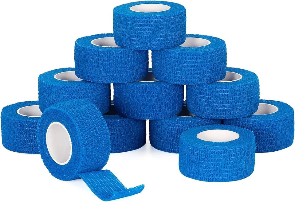 12 Rollen Fingerpflaster Selbsthaftende Bandage 2,5cm x 4,5m SelbstklebenderW... - Bild 3 von 4