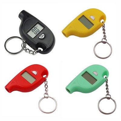 Schlüsselanhänger Reifendruckprüfer Digital Manometer mit LCD Display für Fa