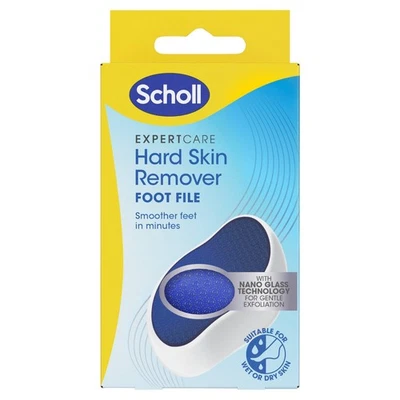 Scholl ExpertCare Hard Skin Remover Foot File | Smooth Feet in Minutes