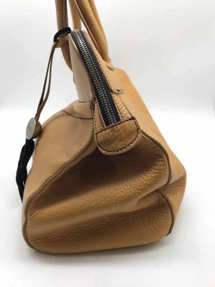 Pre-Owned Furla Tan Leather Shoulder Bag - Image 3 of 4