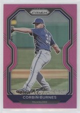 2021 Panini Prizm Tier II Pink Prizm Corbin Burnes #128 ii1