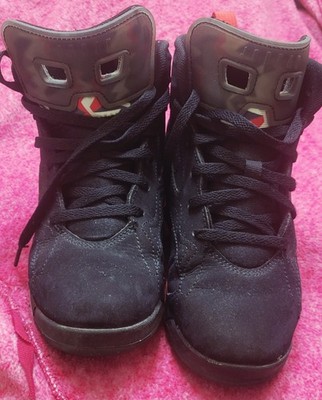 Nike Air Jordan 6 Kids Sneaker 3Y Black Red White High Top Suede DZ5578-061