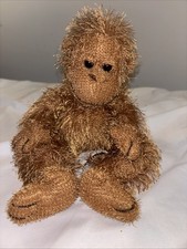 Vintage Russ Berrie Congo Orangutan Plush Toy 11 Shaggy monkey