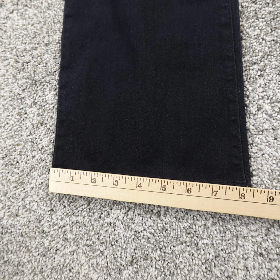 NYDJ Jeans Womens 6 Dark Black Denim Pants Barbara Boot Cut Lift Tuck Stretch - Image 2 of 4